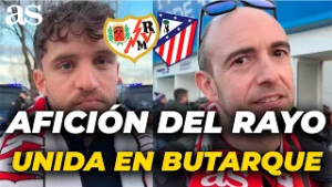 LA AFICIÓN del RAYO, UNIDA: FELICES por el 3-0 pero INDIGANDOS con MARTÍN PRESA