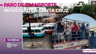 Transport Strike Disrupts Mobility in Santa Cruz