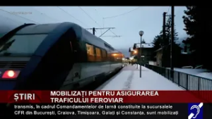 Mobilizați pentru asigurarea traficului feroviar