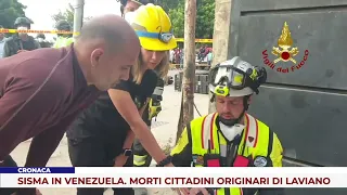 CRONACA. SISMA IN VENEZUELA. MORTI CITTADINI ORIGINARI DI LAVIANO