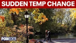 New Yorkers adjust to sudden weather whiplash as autumn chill sets in