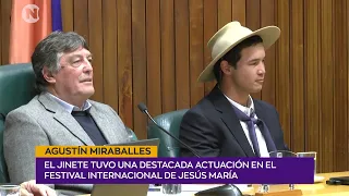 Agustín Miraballes | Reconocimiento por actuación internacional