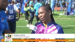 Imbube Marathon || 21km Female Winner Nomvula Sithole
