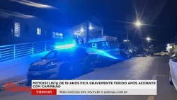 19-year-old motorcyclist critically injured after truck accident