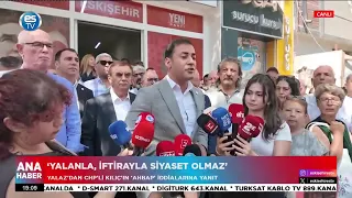 "Yalanla, iftirayla siyaset olmaz"