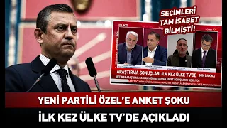 Polling Shock for the New Party! Results Revealed for the First Time on Ülke TV #breakingnews