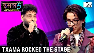 Txama Rocked The Stage | Hustle 5 Apna Homeground | Badshah | MC Square | Paradox