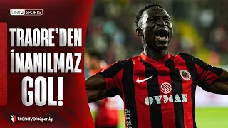 Stunning Goal into the Far Corner from Adama Traore! | Gençlerbirliği - Erzurumspor | Trendyol Sü...