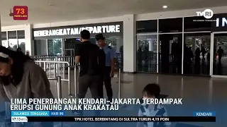 FIVE KENDARI–JAKARTA FLIGHTS IMPACTED BY ANAK KRAKATAU ERUPTION