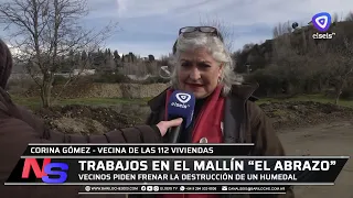 "They are violating the Charter": residents oppose work at El Abrazo wetland