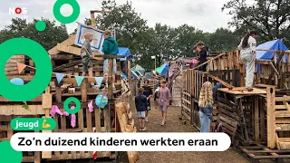 Kids build a massive construction village together: 'There's definitely no sleeping tonight!'