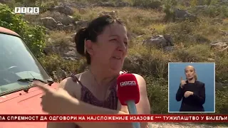Požar u mjestu Volujac kod Trebinja stavljen pod kontrolu; Vatrogasci odbranili kuće