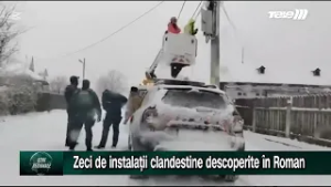 Zeci de instalații clandestine descoperite în Roman