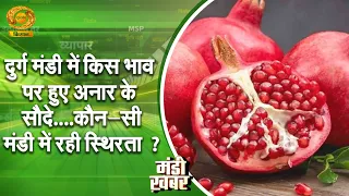 Mandi News: At what price did pomegranate trade in Durg Mandi? Which market saw stability? | DD K...