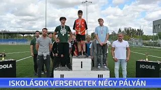 Iskolások versengtek négy pályán