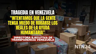 "We are trying to make people afraid of stealing humanitarian aid": Mercedes de Freitas