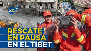CHINA SUSPENDS RESCUE OPERATIONS IN TIBET due to risk of new floods following deadly landslide