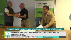 Aplicación del centro monitoreo del 911 en General Roca