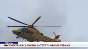 CRONACA. INCIDENTE SUL LAVORO A OTTATI, GRAVE 47ENNE