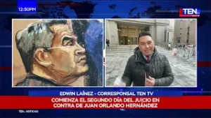 Segundo día del juicio para el expresidente Juan Orlando Hernández . La justicia sigue su curso…