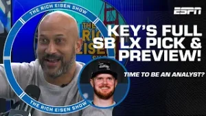 Keegan-Michael Key's interesting plan to watch his Super Bowl LX commercial ? | The Rich Eisen Show
