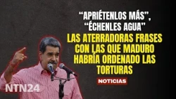 TIGHTEN THE SCREWS, DOUSE THEM WITH WATER: The terrifying phrases with which Maduro allegedly ord...