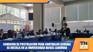 Nominating Commission for Comptroller General Installs at Rafael Landívar University