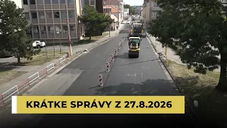 Krátke správy z 27.8.2026