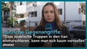 Pia Steckelbach (ARD) zu iranischen Gegenangriffen auf Israel in phoenix vor ort | 01.03.2026
