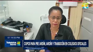 #TeleislasNews I Cupos para pre jardín, jardín y transición en colegios oficiales.