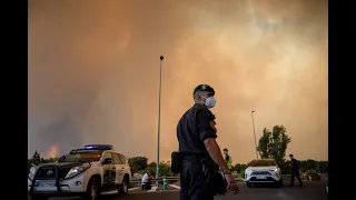 The crucial hours when the emergency situation was declared due to the fires in Madrid