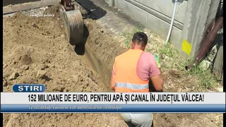 152 MILLION EUROS FOR WATER AND SEWERAGE IN VÂLCEA COUNTY