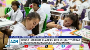 Menos horas de clase en 2026: Chubut y otras 6 provincias no cumplen el piso mínimo