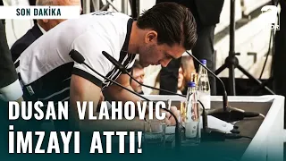 SON DAKİKA | Dusan Vlahovic Beşiktaş'a İmzayı Attı! Vlahovic'ten Taraftara Flaş Soru!