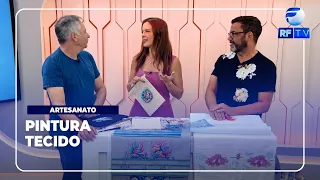 RF WITH YOU - ARTISAN TEACHES FABRIC PAINTING TECHNIQUE