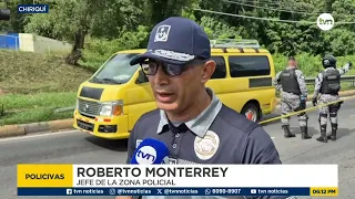 Citizen alert leads to the capture of five suspected robbers in Chiriquí