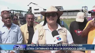 Palm oil production company in Bayaguana allegedly polluting the Yabí River | Objective 5