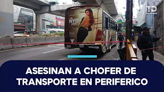Public transport driver killed during attempted robbery in Naucalpan; was waiting at the terminal