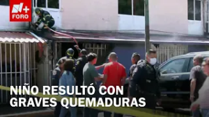 Rescatan a seis personas de una casa en llamas en Azcapotzalco, CDMX