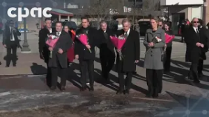 Federal leaders visit Tumbler Ridge memorial – February 13, 2026