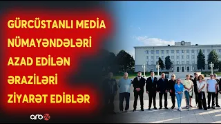 Gürcüstan nümayəndə heyəti Ağdam və Xankəndidə olub