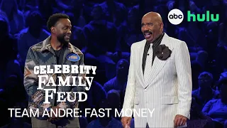 Team Andre Takes on Fast Money | Celebrity Family Feud