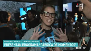 Unicef presenta su programa “Fábrica de momentos”