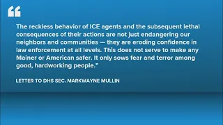 Maine legislature calls for ICE accountability after Biddeford shooting