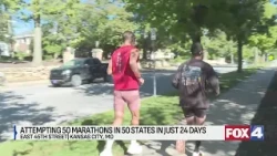 British man running to all 50 states makes stop in Kansas City