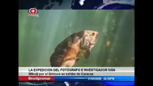 La expedición del fotógrafo e investigador Iván Mikolji por el Orinoco se exhibe en Caracas
