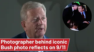 Photographer behind iconic Bush 9/11 photo reflects on that day, 25 years later