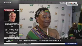 DIRCO demarches US ambassador to SA