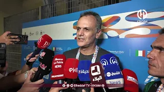 🎙️🇩🇿 شاهد تصريح رئيس اللجنة الأولمبية الجزائرية عبد الرحمان حماد بعد التتويج التاريخي