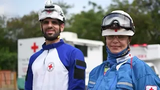 Socorrista de la Cruz Roja Caldas relató su misión humanitaria tras los terremotos en Venezuela